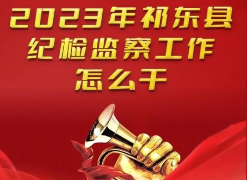 一图看懂 | 2023年祁东县纪检